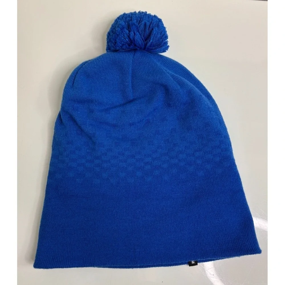Patagonia Powder Town Beanie Lightweight Women's Alpine Blue Rising Tide Pom Pom